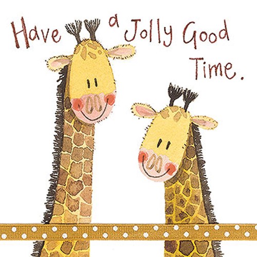 Good Time Giraffe Card